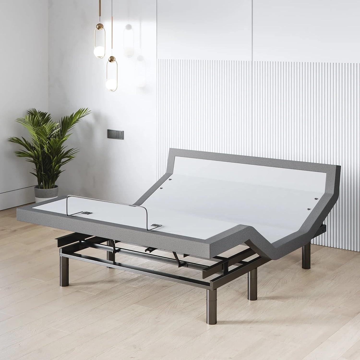 Classic plus (With Head-Tilt) Adjustable Bed Base, Head and Foot Lift, Tilt, Massage, Under-Bed Lights, USB, Memory Positions, Zero Gravity - Queen