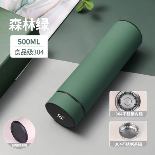 316L Stainless Steel Thermos Bottle Insulated Cup Temperature Display Smart Thermos Water Bottle Intelligent Vacuum Flasks