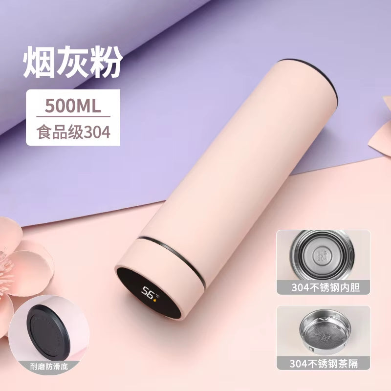 316L Stainless Steel Thermos Bottle Insulated Cup Temperature Display Smart Thermos Water Bottle Intelligent Vacuum Flasks
