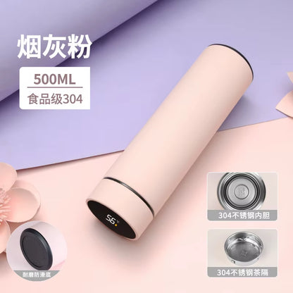 316L Stainless Steel Thermos Bottle Insulated Cup Temperature Display Smart Thermos Water Bottle Intelligent Vacuum Flasks