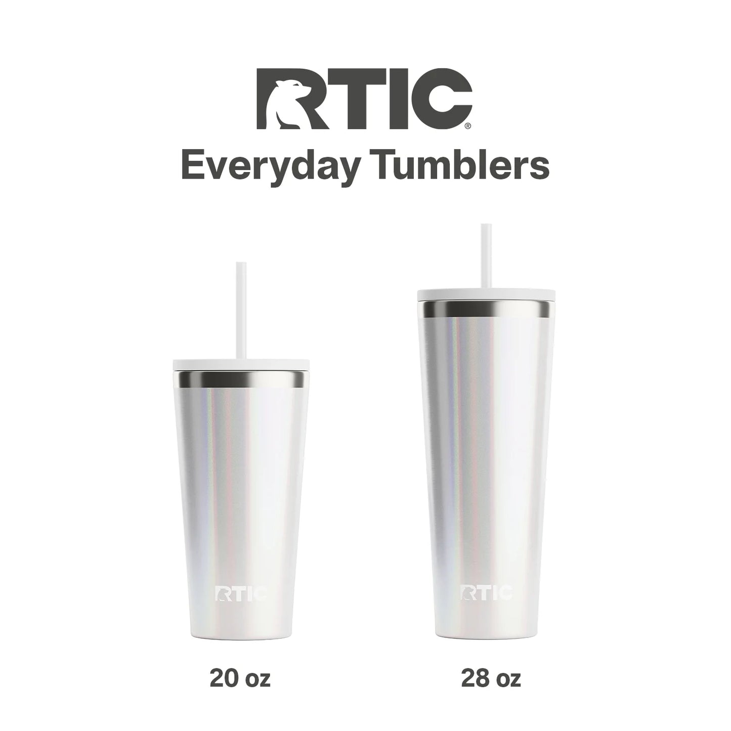 28 Oz Ceramic Lined Everyday Tumbler, Spill-Resistant Straw Lid, Beach