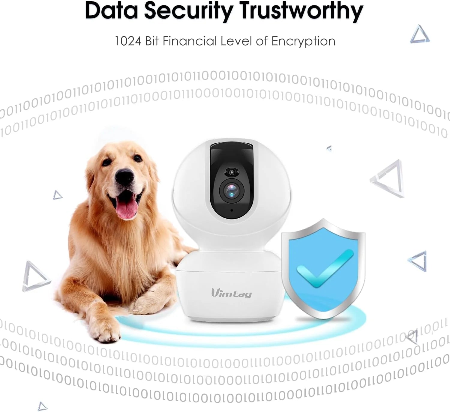 Dog Camera, 3.5K/6MP 360° Pan/Tilt 2.4G Wifi Indoor Camera for Pet/Baby/Home Security with Phone App, 2-Way Audio/Ai Human/Sound/Motion Detection, Night Vision, Support Alexa/Max 512G TF